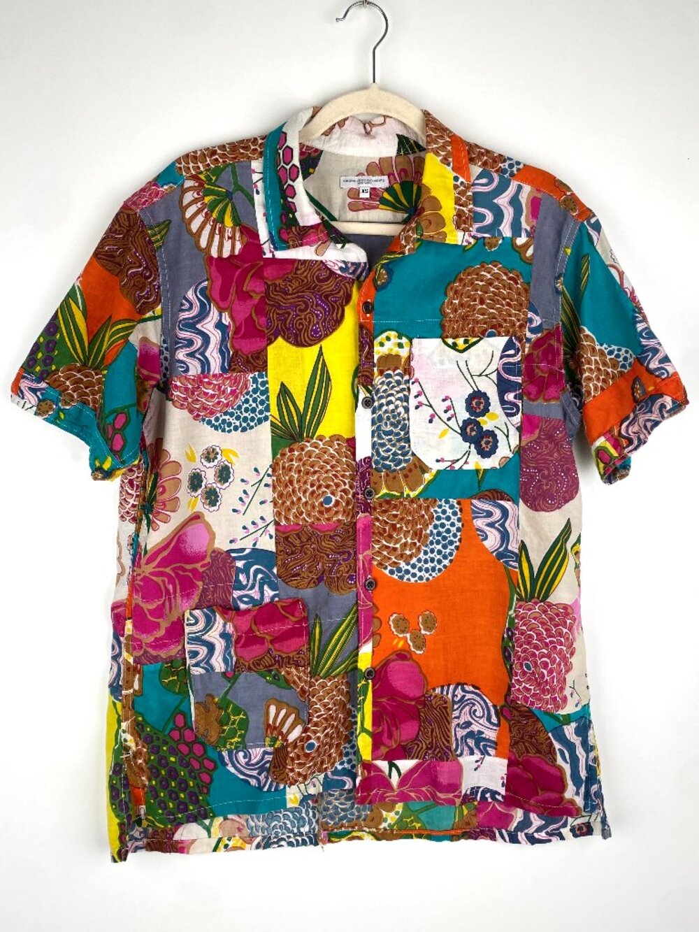 Engineer Garments Camp Shirt Multi-Color, Sz XS